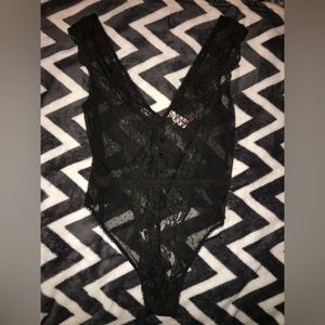 Victoria’s Secret Black Lace Bodysuit